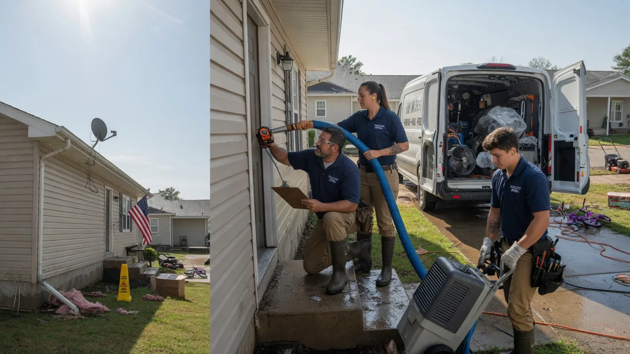 Ceiling Water Damage Restoration in Espanola, NM near me